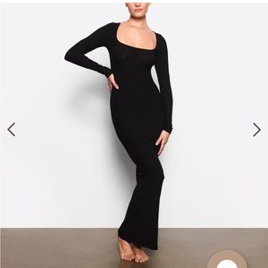 Skims soft lounge long sleeve dress